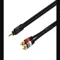 Audio Cable, 3.5mm (M) to 2 RCA (M), 3 Feet