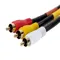 Triple RCA Dubbing Cable RG59U 6 feet