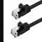 Ethernet Cable Cat5e 14 Feet Black 24 Awg