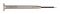 Hex Driver, Steel Handle, 0.035 Inch