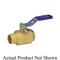 Ball Valve, 2 Piece, 1-1/2 Inch Valve Size, NPT x Solder End Style, Bronze Body