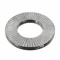 Wedge Lock Washer, Steel, M24 Size, 0.18 Inch Thickness, 2PK