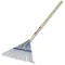 Lawn Rake, Spring Brace, 22 Inch Head, 54 Inch Fiberglass Handle