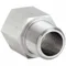 Adapter, 1 Inch X 1 Inch Pipe, Male Npt X Female Nptf, Stainless Steel