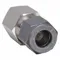 Tube Fitting, Straight, 1/4 Inch Outside Diameter, Flareless, SS