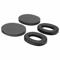 Replacement Ear Muff Pad Kit, 24 dB NRR, Electrically Insulated, Foam/Polyurethane/PVC