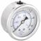 Industrial Pressure Gauge, 0 To 15 Psi, 2 1/2 Inch Dial, Liquid-Filled, 1/4 Inch Npt Male