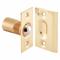 Closet Door Ball Catch/Strike, Sliding Door, Nylon, Brass Plated, 2 1/8 Inch Length