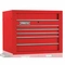 Top Chest, Gloss Red, 34 Inch Width x 25 1/4 Inch Depth x 27 Inch Height