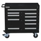 Rolling Tool Cabinet, Gloss Black, 45 Inch Width X 21 3/8 Inch Depth X 42 1/2 Inch Height