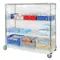 Wire Shelving Cart Cover, Clear Vinyl, 18 x 36 x 63 Inch Size