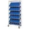 Mobile Unit With Shelf Bin, 18 x 36 x 74 Inch Size