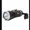 Flashlight, 500 lm Max Brightness, 1 hr Run Time at Max Brightness, Black, Aluminum