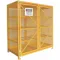 Horizontal Storage, 65 x 60 x 30 Inch, Unassembled, Yellow