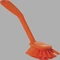 Dish Brush Orange Polyester 10-1/2 In