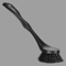 Dish Brush, Medium, 7.3 Inch Size, Black