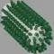 Tube Brush Green Stiff Polypropylene 2 x 5-3/4 In