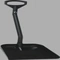 Shovel, Ergonomic, 51 Inch Size, PP, Black