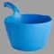 Round Bowl Scoop, 64 Fl oz Capacity, 13 Inch Length, Blue