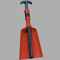 Shovel, Collapsible, 36 Inch Size, ABS, Orange