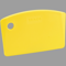 Mini Bench Scraper 5-1/2 x 3-1/2 Inch Yellow