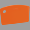 Mini Bench Scraper, 5.2 Inch Size, Orange