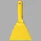 Large Hand Scraper Yellow 4 x 9-3/4 Inch