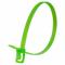 Releasable Cable Tie, 24 Inch Length, Fluorescent Green, Max. 181 mm Bundle Dia, 100 PK