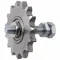 Sprocket Wheel Set, M12 Idler Bolt Thread Size, 76.36 mm Pitch Dia, Steel