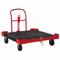 Open-Deck Steel Pallet Dolly, 2500 Lb Load Capacity, Steel, Black