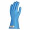 Electrical Insulating Gloves, 500V AC / 750V DC, Straight Cuff, Orange/Blue