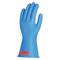 Electrical Insulating Gloves, 1000V AC/1500V DC, Straight Cuff, Orange/Blue