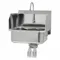 Hands-Free Wall Mounted Sink, 0.5 GPM Flow Rate, Splash