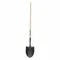 Smart Buy Round Pt. Shovel, 16 Ga, 42 Inch Widthood Handle