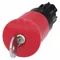 Illuminated Push Button Operator, 22 mm Size, Maintained, Red, Plastic