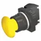 Non-Illuminated Push Button, 30 mm Size, Momentary Push, Yellow/4X