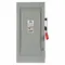 Safety Switch, Non-Fusible, 100 A, Single Phase, 600 Vac, Galvanized Steel, Indoor