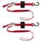 S Hook Loop Strap, With Cam, Length 4 Feet, Break Strength 1500 Lbs, 2 Pack