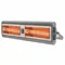 Electric Infrared Heater, 3000W/4000W Watt Output, 208/240VAC, 1-Phase, Hardwired