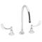 Gooseneck Lavatory Faucet, Widespread, Size 8 Inch