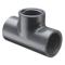 Tee, Socket x FPT, Schedule 40, 3/4 Size, PVC, Gray