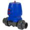 Diaphragm Valve, Socket, FKM, PTFE, Air To Air, 90 PSI, 1-1/4 Size, CPVC