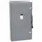 Safety Switch, Fusible, 600 A, Three Phase, 600V AC, Galvanized Steel, Indoor/Outdoor