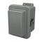Enclosure, 6 x 4 x 5 Inch Size, Wall Mount, Fiberglass Reinforced Polyester, Gray