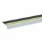 Stair Nosing, Double-Strip Grit, Aluminum, 54 in Wd, 3 Inch Dp