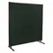 Welding Screen, Vinyl, 6 ft Height, 8 ft Width, Green, 1 Inch Size Frame, Green