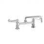 Faucet, Deck Mt., 8 Inch, Wrist Handle, 12 Inch Swing Nozzle And 2.2 GPM Aerator