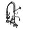 Pre-Rinse Faucet Unit, 8 Inch Swing Nozzle, Cerama, Lever Handles