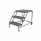 Rolling Work Platform, 3 Steps, 30 Inch Size, 24 Inch Platform Width