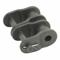 Roller Attachment Link, 25, Double Strand, 1/4 Inch Pitch, Steel, Plain
